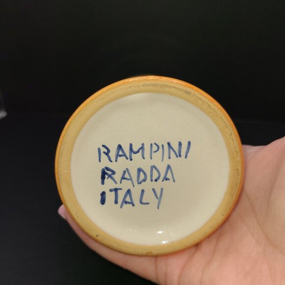 Rampini Rodda "Queen of Lemon" Hand Painted Italian Oil Bottle - Picture 6 of 6